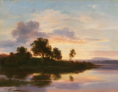Humor à noite no Lago Starnberg de Christian Ernst Bernhard Morgenstern